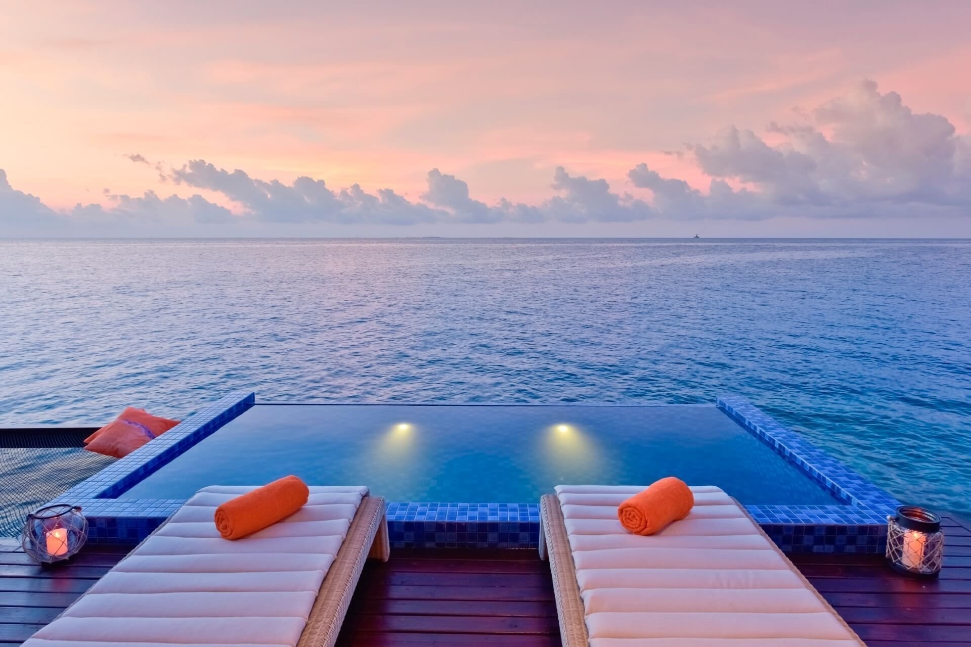 Maldives luxury island holiday