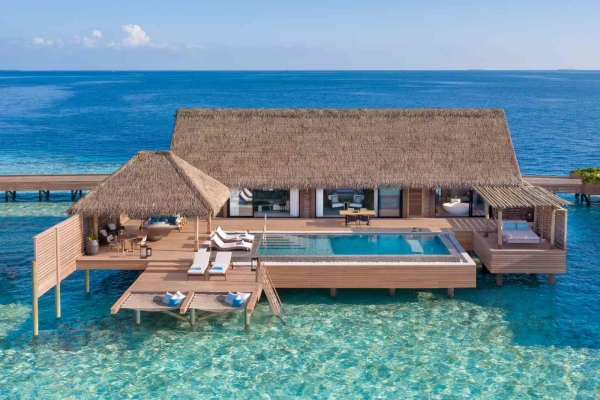 Overwater Villa - 4. Two Queen Bedded Grand Overwater Villa with Pool